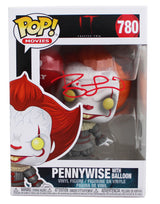 Bill Skarsgard IT Signed Pennywise #780 Funko Pop Vinyl Figure w/ Red Sig BAS