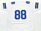 Michael Irvin Autographed White Pro Style Jersey W/2 Insc.-Beckett W Hologram