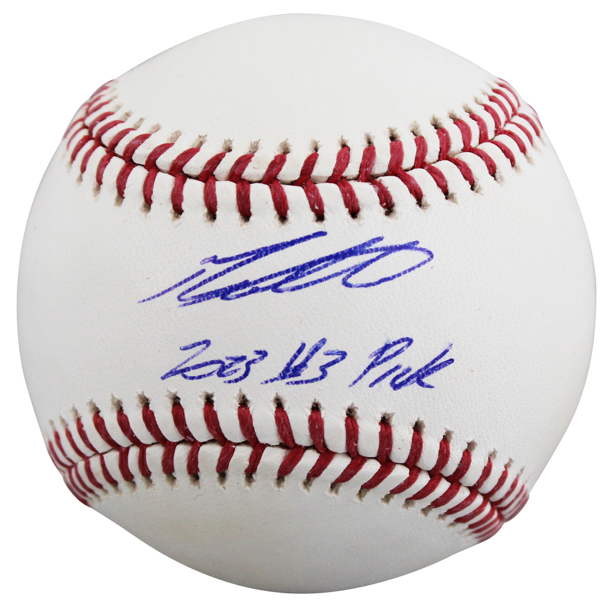 Tigers Max Clark "#3 Pick" Authentic Signed Oml Baseball MLB & Fanatics