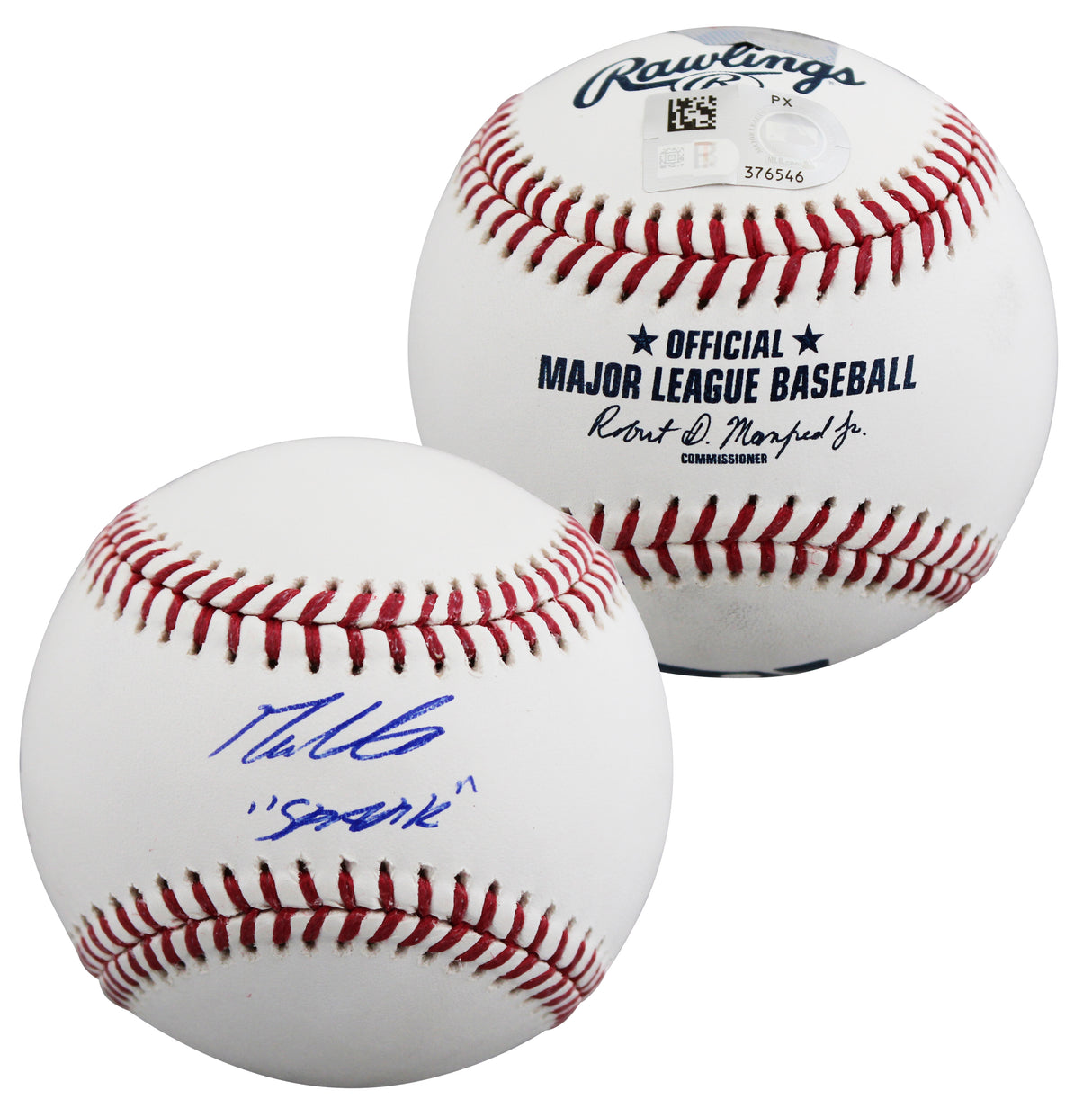 Tigers Max Clark "Spark" Authentic Signed Baseball W/ Case MLB & Fanatics