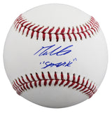 Tigers Max Clark "Spark" Authentic Signed Baseball W/ Case MLB & Fanatics