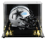 Cowboys Emmitt Smith Authentic Signed Rave Speed Mini Helmet w/ Case BAS Witness