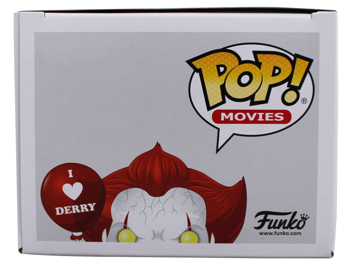 Bill Skarsgard IT Signed Pennywise #780 Funko Pop Vinyl Figure w/ Red Sig BAS