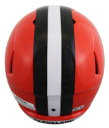 Browns Quinshon Judkins Signed Full Size Speed Rep Helmet W/ Case BAS Witnessed