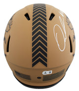 Browns Quinshon Judkins Signed STS II Full Size Speed Proline Helmet BAS Witness