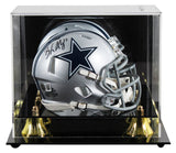 Cowboys Brandon Aubrey Authentic Signed Speed Mini Helmet W/ Case BAS Witnessed