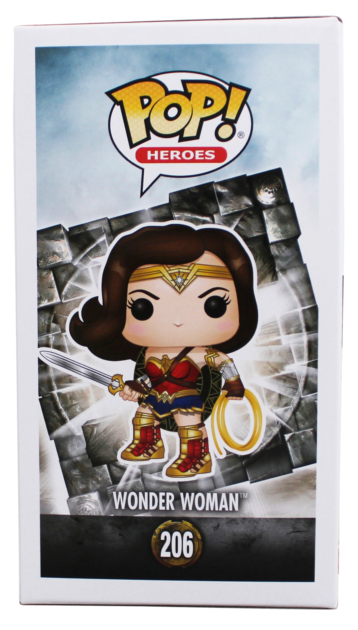 Gal Gadot Justice League Signed Wonder Woman #206 Funko Pop Vinyl Figure BAS