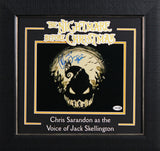 Chris Sarandon The Nightmare Before Christmas Signed 8x10 Framed Photo JSA