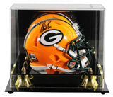 Packers Sterling Sharpe Authentic Signed Speed Mini Helmet W/ Case BAS Witnessed