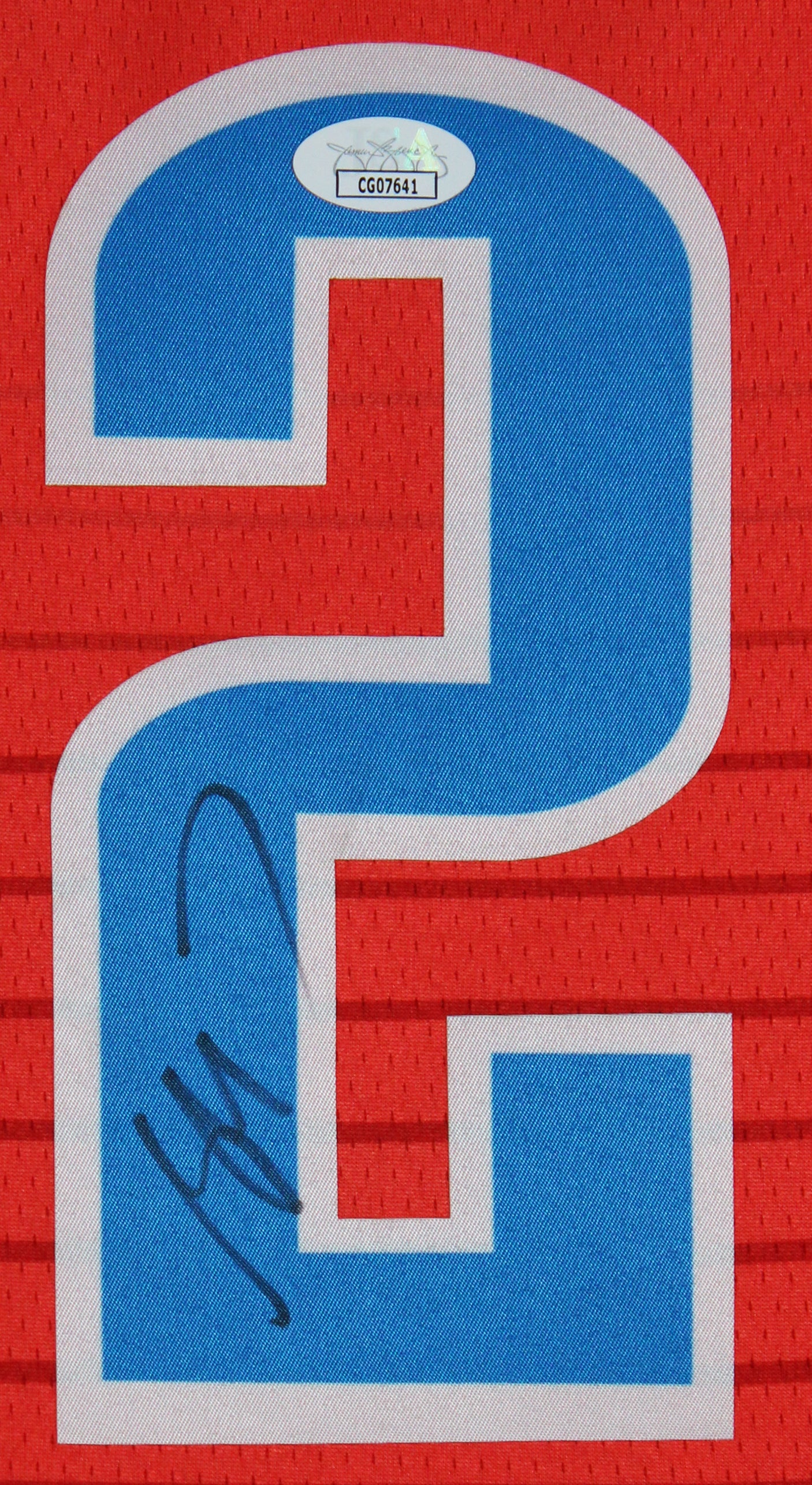 Shai Gilgeous-Alexander Signed Orange Nike Swingman Framed Jersey JSA #CG07641