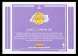 Magic Johnson "HOF 02" Signed 2021 Panini Impeccable Silver Bar Card Auto 10 BAS