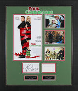 Reese Witherspoon & Vince Vaughn Four Christmases Signed Framed Display BAS LOA