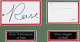 Reese Witherspoon & Vince Vaughn Four Christmases Signed Framed Display BAS LOA