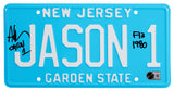 Ari Lehman Friday The 13th "F13 1980" Signed License Plate BAS Witness #5W117024