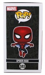 Tobey Maguire Spiderman Signed Spider-Man #593 Funko Pop Figure JSA #AX18001
