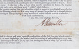 Alexander Hamilton Signed 7.5x9 1792 Treasury Department Circular BAS #AG010005