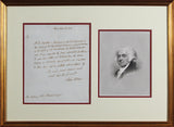John Adams Signed & Framed 1783 Handwritten Letter To John Handcock BAS LOA