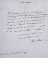 John Adams Signed & Framed 1783 Handwritten Letter To John Handcock BAS LOA