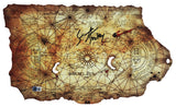 Sean Astin The Goonies "Mikey" Authentic Signed 11x19 Horizontal Canvas Map BAS