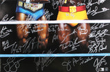 WrestleMania I (33) Hogan, Hart, Piper, Poffo, Bearer Signed 27x40 Poster BAS