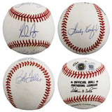 Sandy Koufax, Nolan Ryan & Bob Feller Authentic Signed Baseball BAS #AG010108