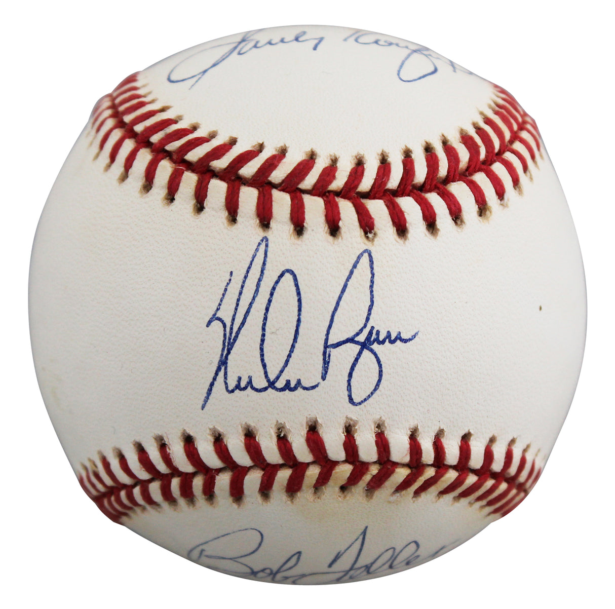 Sandy Koufax, Nolan Ryan & Bob Feller Authentic Signed Baseball BAS #AG010108