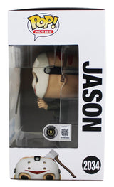 Ari Lehman "2x Insc" Signed Jason #2034 Funko Pop Figure w/ White Sig BAS Wit