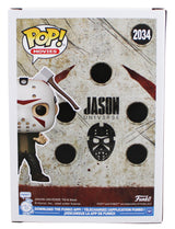Ari Lehman "2x Insc" Signed Jason #2034 Funko Pop Figure w/ White Sig BAS Wit