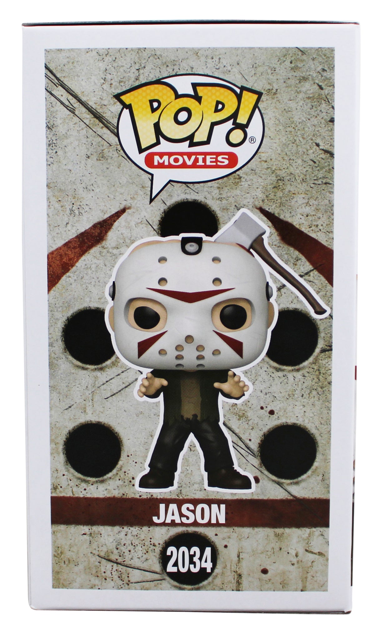 Ari Lehman "2x Insc" Signed Jason #2034 Funko Pop Figure w/ White Sig BAS Wit