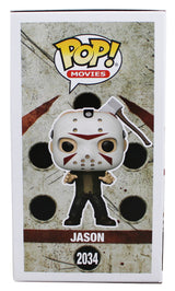 Ari Lehman "2x Insc" Signed Jason #2034 Funko Pop Figure w/ White Sig BAS Wit
