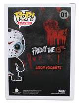 Ari Lehman "2x Insc" Signed #01 Funko Pop Figure w/ Yellow Sig BAS Witnessed