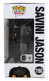 Ari Lehman "2x Insc" Signed Jason #1160 Funko Pop Figure w/ White Sig BAS Wit