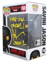 Ari Lehman "2x Insc" Signed Jason #1160 Funko Pop Figure w/ Yellow Sig BAS Wit