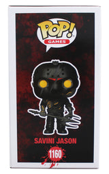 Ari Lehman "2x Insc" Signed Jason #1160 Funko Pop Figure w/ Yellow Sig BAS Wit