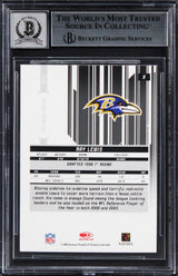 Ray Lewis Signed 2005 Leaf Rookies & Stars Longevity #9 Card Auto 10! BAS Slab