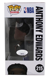 Timberwolves Anthony Edwards Signed #215 Funko Pop Vinyl Figure JSA #CD90424