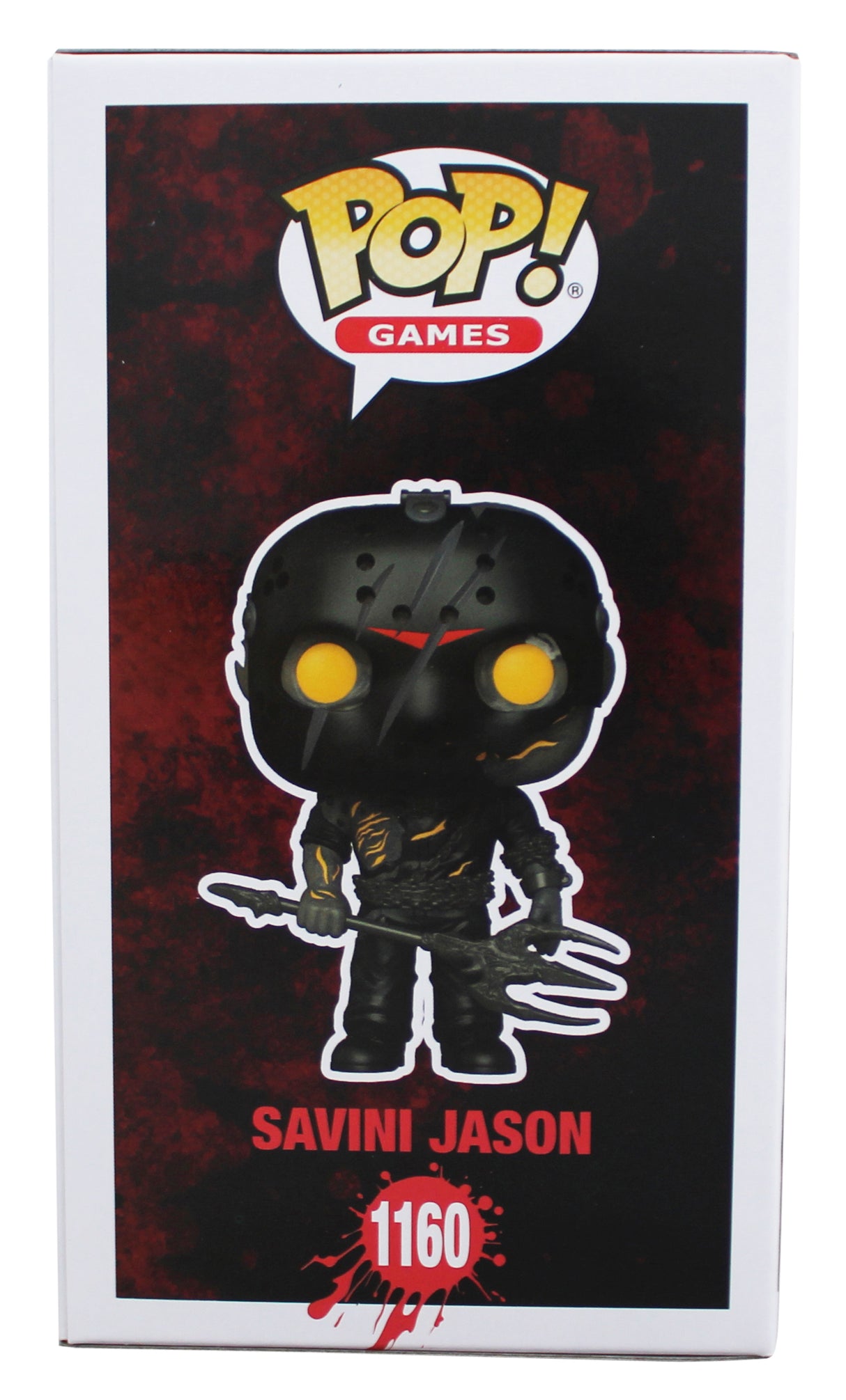 Ari Lehman "2x Insc" Signed Jason #1160 Funko Pop Figure w/ Red Sig BAS Witness