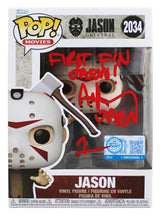 Ari Lehman "2x Insc" Signed Jason #2034 Funko Pop Figure w/ Red Sig BAS Witness