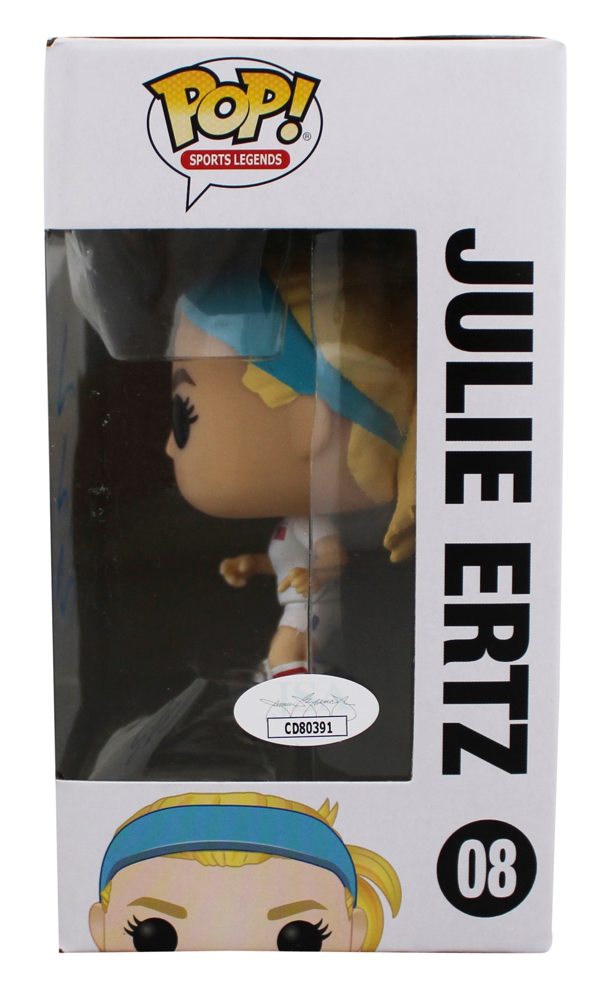 Julie Ertz USA Soccer Authentic Signed #08 Funko Pop Vinyl Figure JSA #CD80391