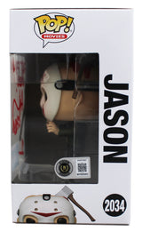 Ari Lehman "2x Insc" Signed Jason #2034 Funko Pop Figure w/ Red Sig BAS Witness