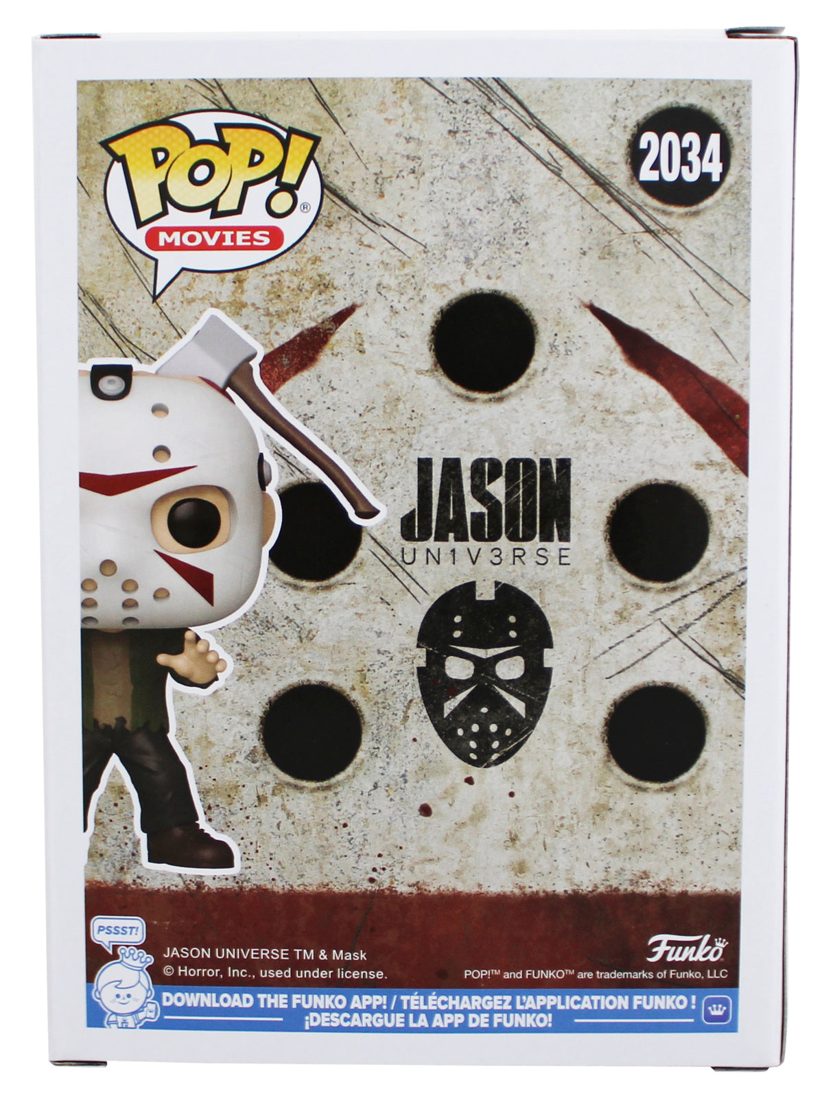 Ari Lehman "2x Insc" Signed Jason #2034 Funko Pop Figure w/ Red Sig BAS Witness