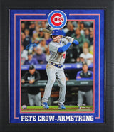 Cubs Pete Crow-Armstrong Signed 16x20 Framed Vertical Batting Photo Fanatics
