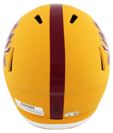 ASU Danny White "CHOF '97" Signed Yellow Sparky F/S Speed Rep Helmet W/ Case BAS