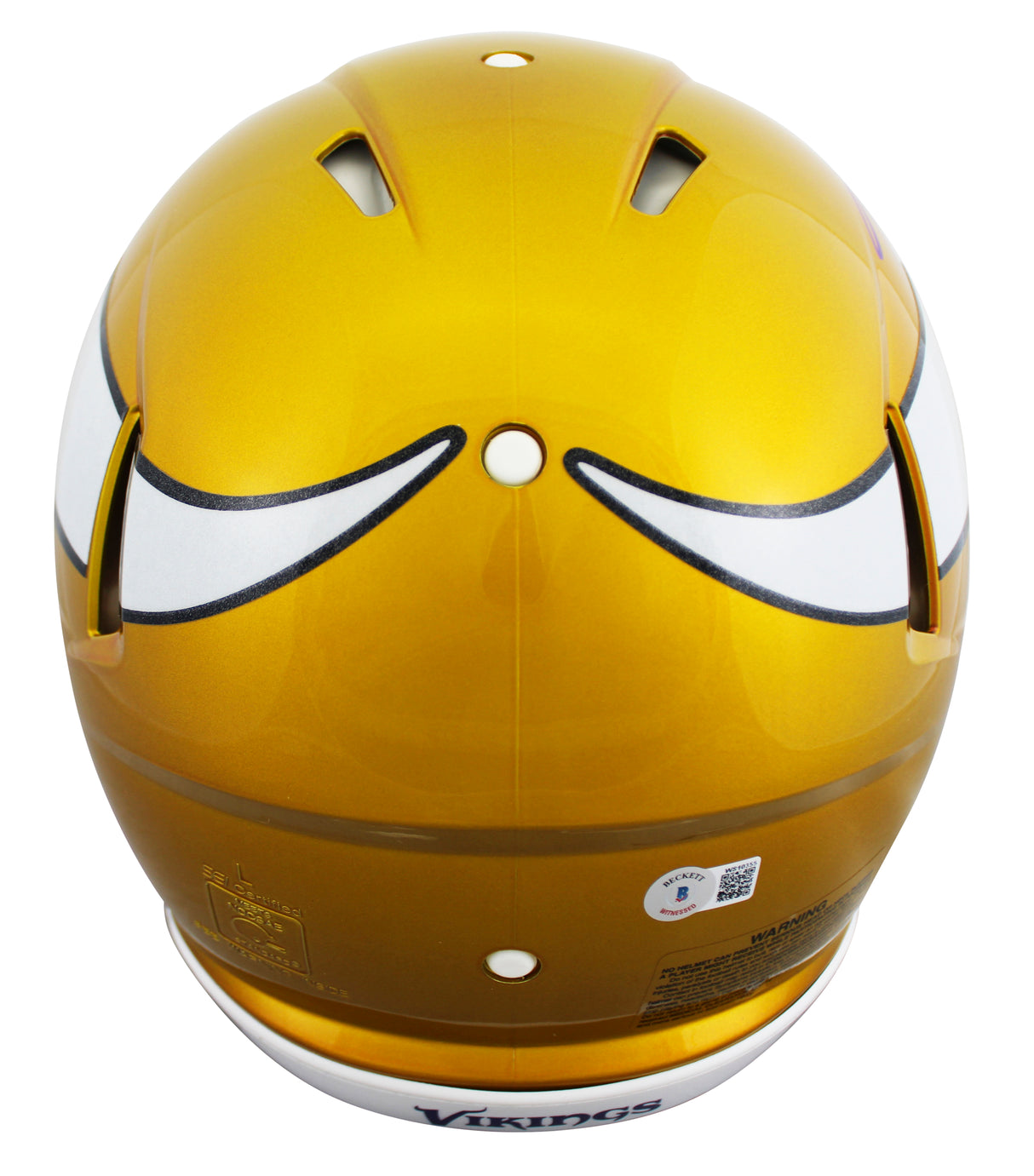 Vikings Adrian Peterson "All Day" Signed F/S Speed Proline Helmet BAS W #WS10355