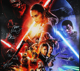 Star Wars (21) Hamill, Ridley, Mayhew, Driver Signed 27x40 Poster BAS #AG010007