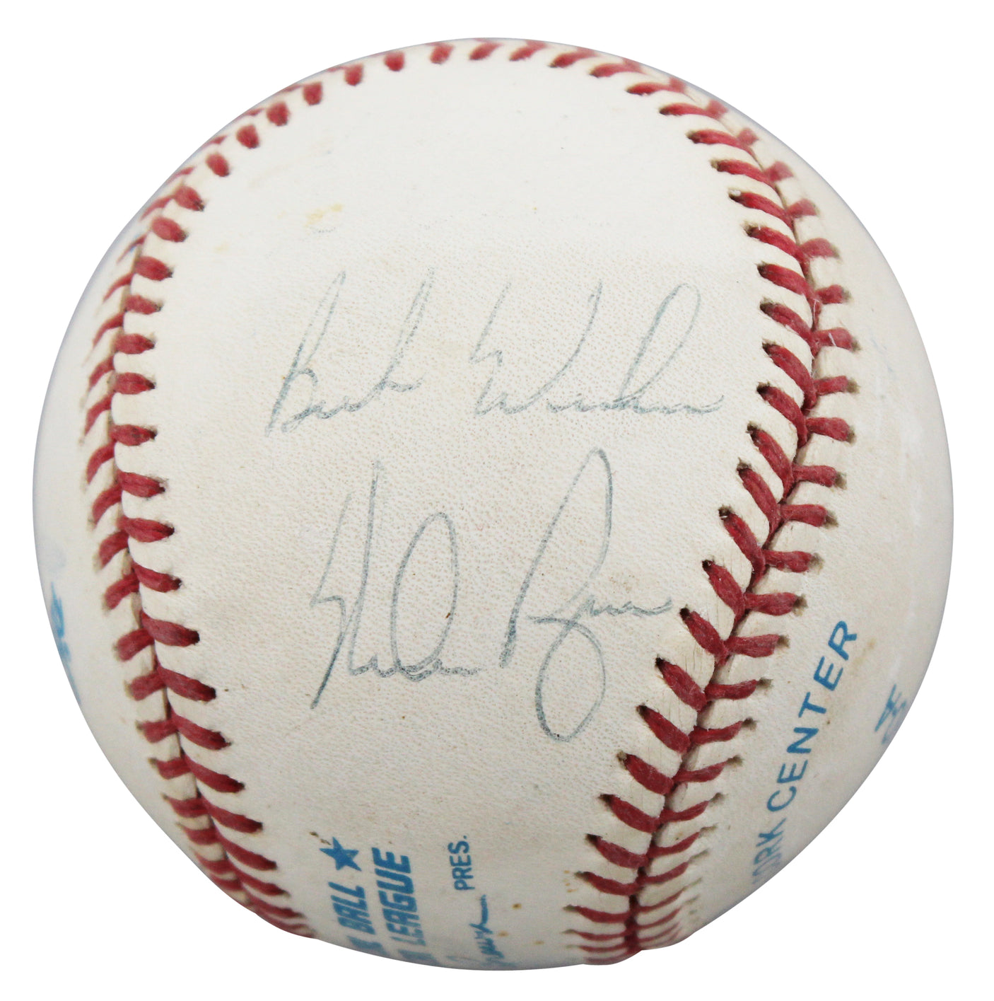 Rangers Nolan Ryan "Best Wishes" Authentic Signed OAL Baseball BAS #BU64228
