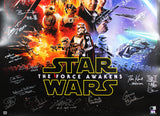 Star Wars (21) Hamill, Ridley, Mayhew, Driver Signed 27x40 Poster BAS #AG010007