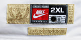 Magic Johnson "92 Gold" Signed White & Gold Nike Team USA Jersey BAS W #5W006547