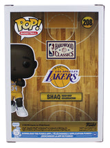Lakers Shaquille O'Neal Signed #208 Funko Pop Vinyl Figure BAS Witnessed 2