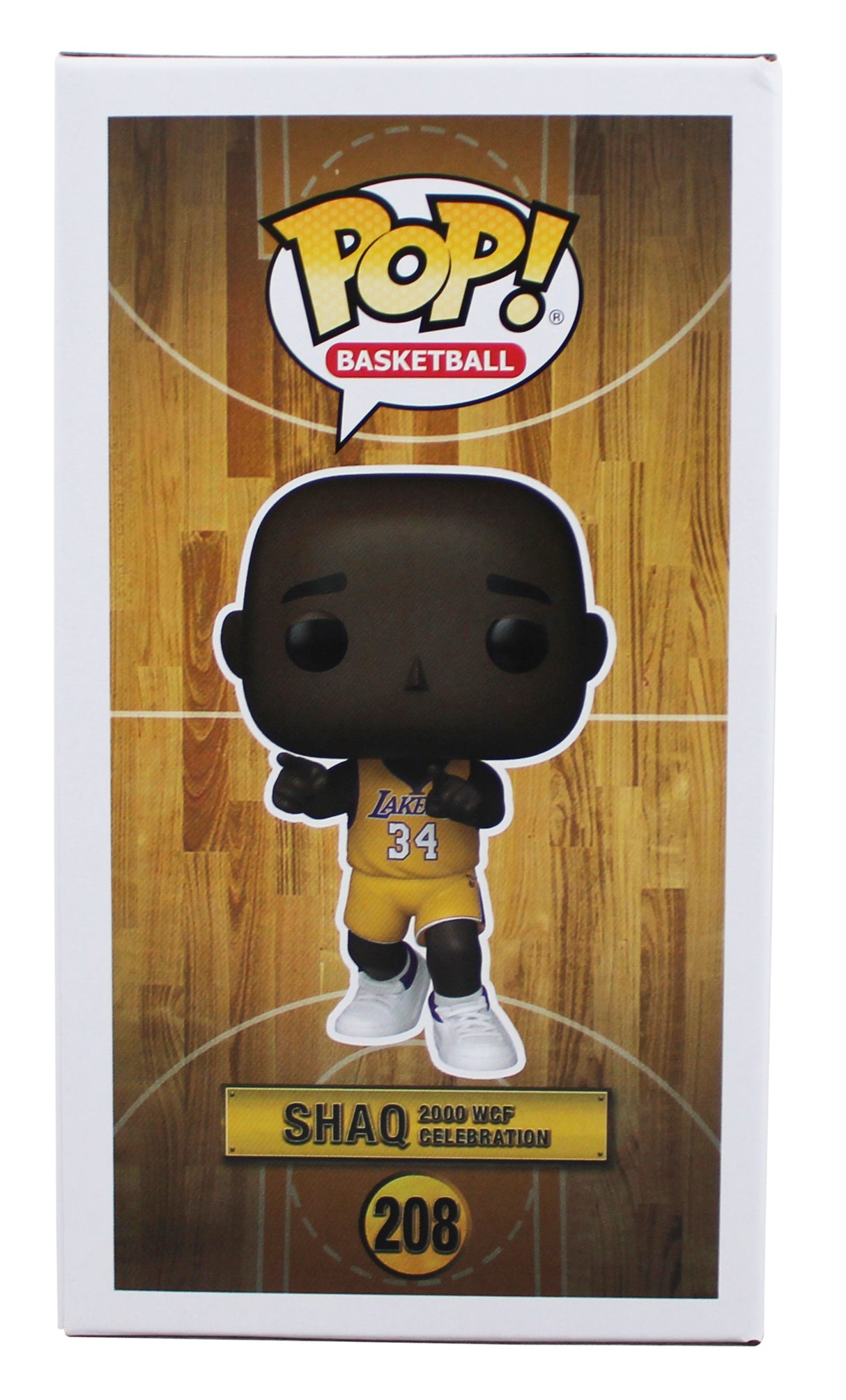 Lakers Shaquille O'Neal Signed #208 Funko Pop Vinyl Figure BAS Witnessed 2